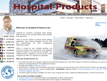 Tablet Screenshot of healthcareproducts.biz